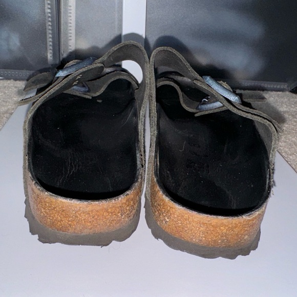 Birkenstock Arizona Spotted Metallic Black Sandals EUR 39 / US 8 - Picture 11 of 16